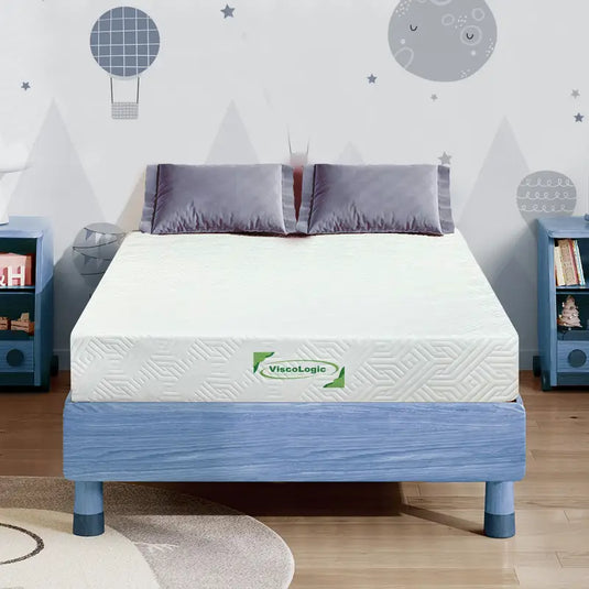 Comfort Twin Mattress, 6 Inch Reversible Foam Mattress, Medium Firm & Sleep Supportive, Removable Cover, CertiPUR-US® Certified, Twin/ Single