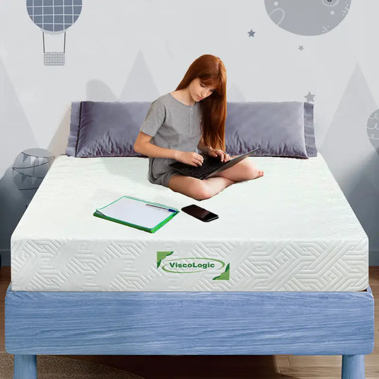 Comfort Twin Mattress, 6 Inch Reversible Foam Mattress, Medium Firm & Sleep Supportive, Removable Cover, CertiPUR-US® Certified, Twin/ Single