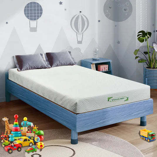 Comfort Queen Mattress, 5 Inch Reversible Foam Mattress, Medium Firm & Sleep Supportive, Removable Cover, CertiPUR-US® Certified