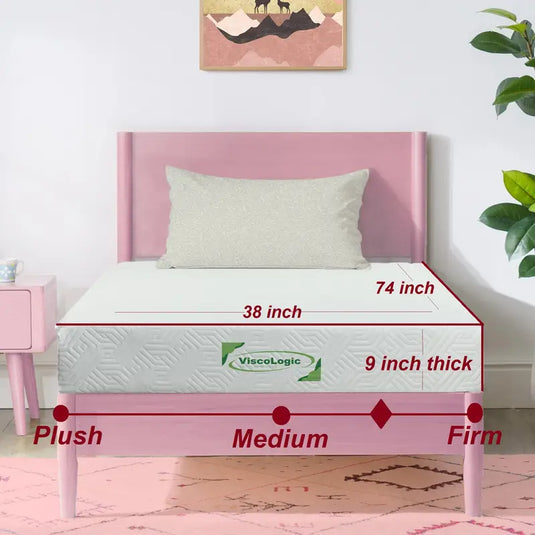 Twin Size Mattress in a Box Gel Infused Cooling Technology Medium firm Mattress